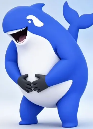 DeepSeek-chan belly-laughing meme