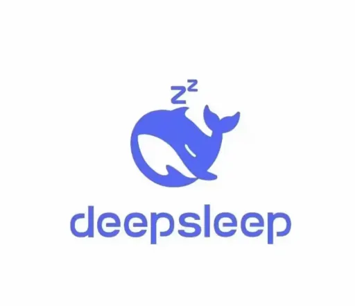 napping whale: DeepSeek? More like DeepSleep name-pun meme