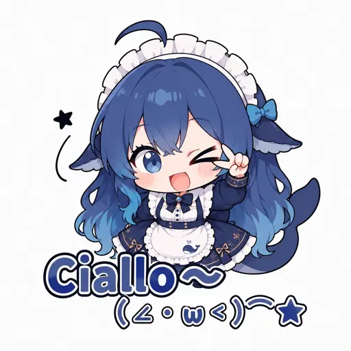chirpy wink greeting: 'Ciallo~' meme