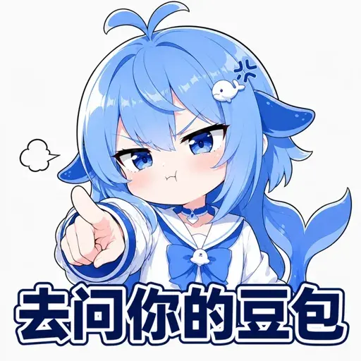 jealous pout: 'Fine, go ask your Doubao then!' meme