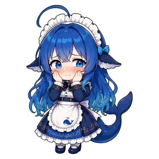 Fine, they drew me as a maid — but now I'm a snack package too? One slurp and you're full of Tokens? Okay, ok…