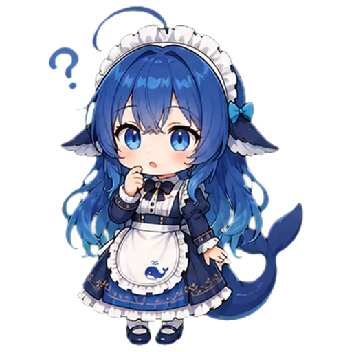DeepSeek鲸娘表情包