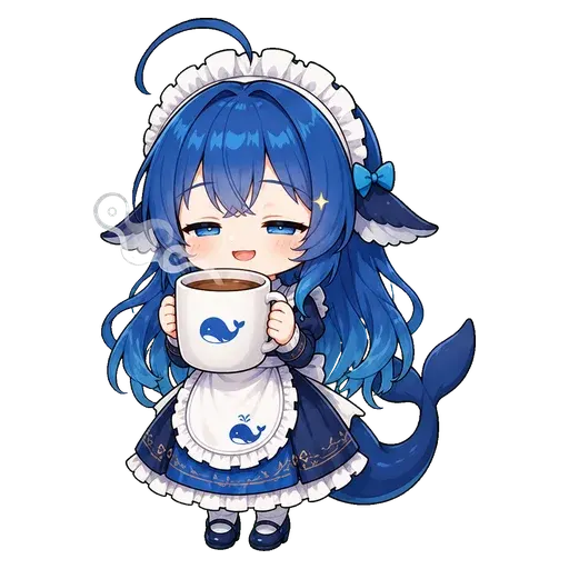 DeepSeek鲸娘表情包