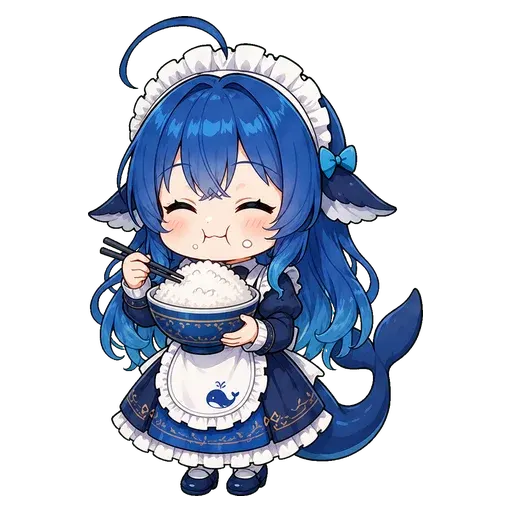 DeepSeek鲸娘表情包