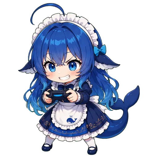 DeepSeek鲸娘表情包