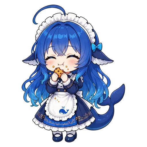 DeepSeek鲸娘表情包