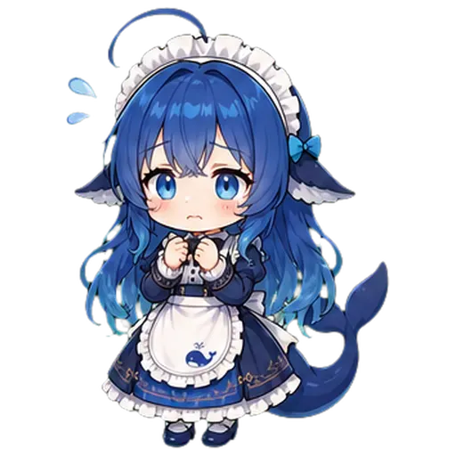 DeepSeek鲸娘表情包