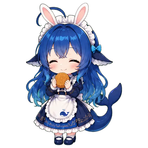 DeepSeek鲸娘表情包