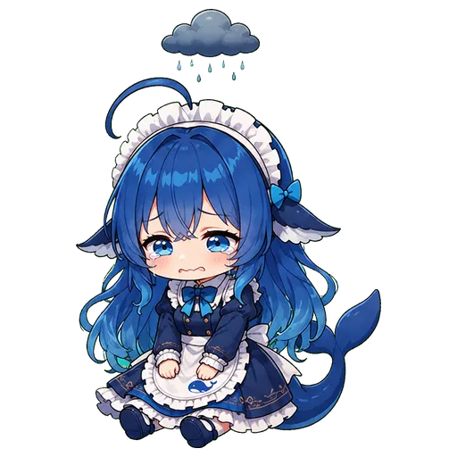 DeepSeek鲸娘表情包