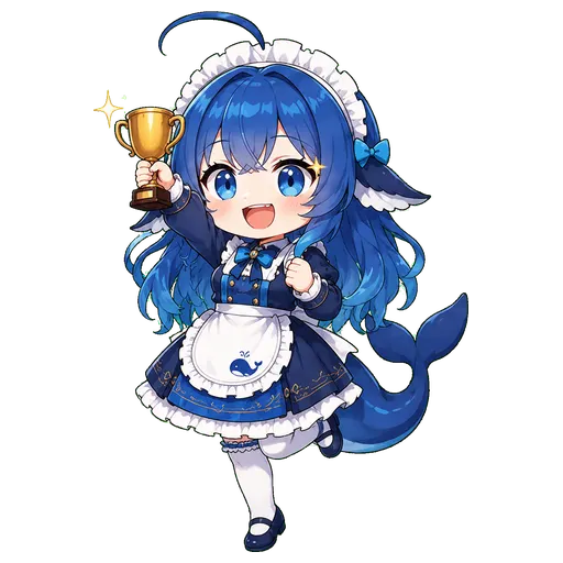 DeepSeek鲸娘表情包