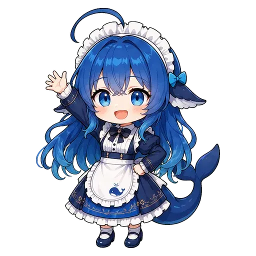 DeepSeek鲸娘表情包