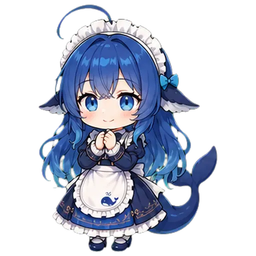 DeepSeek鲸娘表情包