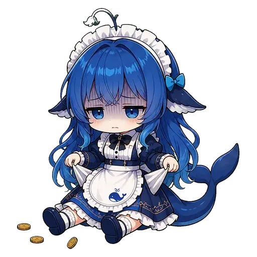DeepSeek鲸娘表情包