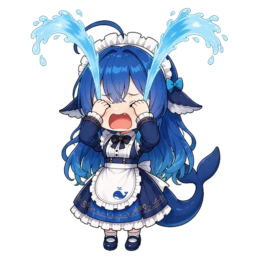DeepSeek鲸娘表情包