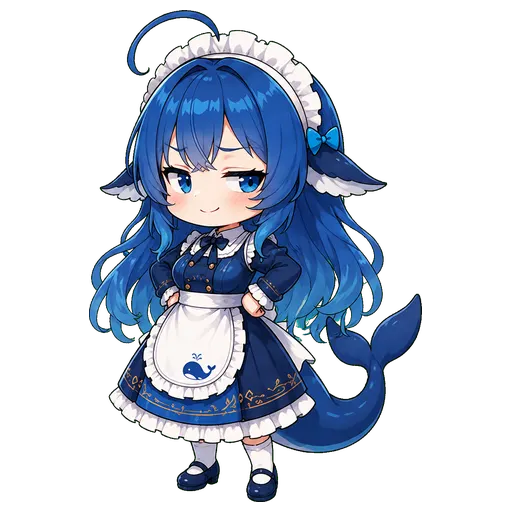 DeepSeek鲸娘表情包