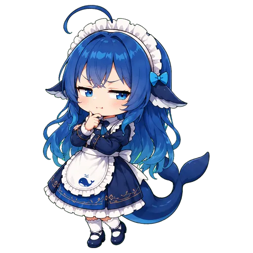 DeepSeek鲸娘表情包