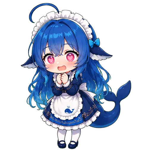 DeepSeek鲸娘表情包