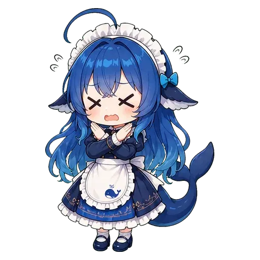 DeepSeek鲸娘表情包