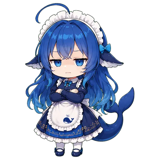 DeepSeek鲸娘表情包