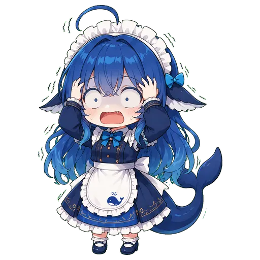 DeepSeek鲸娘表情包