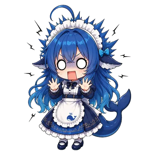 DeepSeek鲸娘表情包