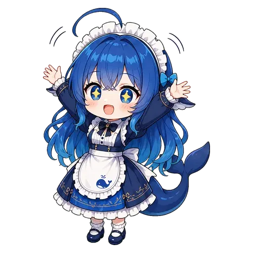 DeepSeek鲸娘表情包
