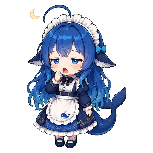 DeepSeek鲸娘表情包