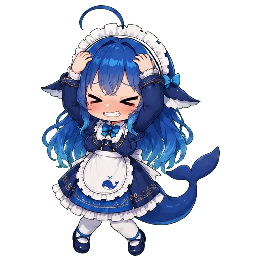 DeepSeek鲸娘表情包