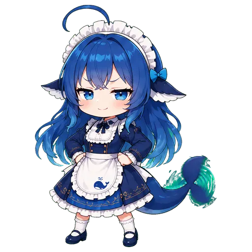 DeepSeek鲸娘表情包