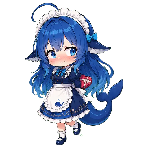 DeepSeek鲸娘表情包