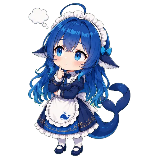 DeepSeek鲸娘表情包