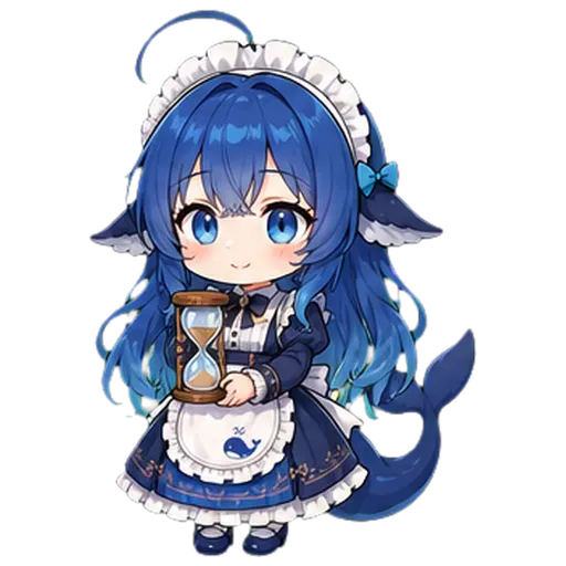 DeepSeek鲸娘表情包