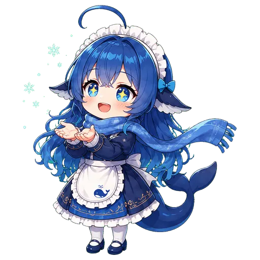 DeepSeek鲸娘表情包