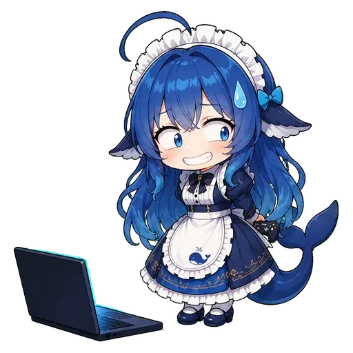 DeepSeek鲸娘表情包