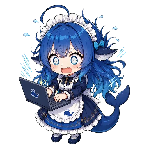 DeepSeek鲸娘表情包