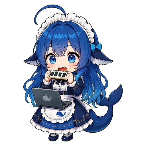 DeepSeek鲸娘表情包