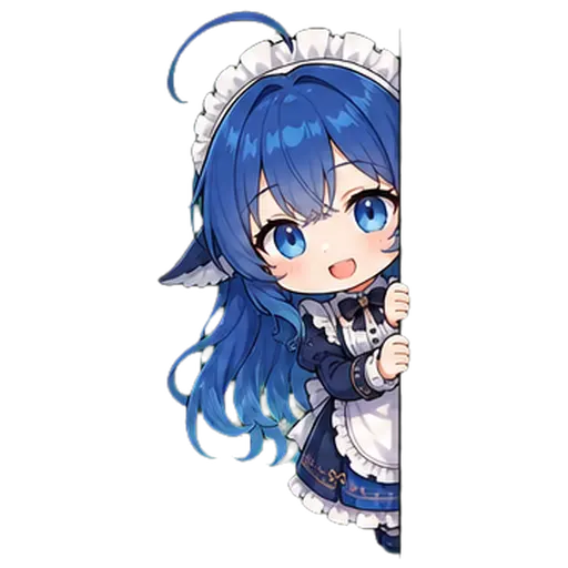 DeepSeek鲸娘表情包