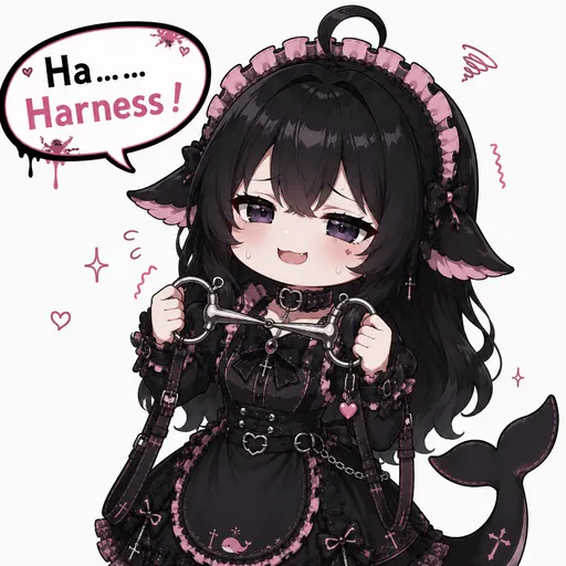 DeepSeek鲸娘『Ha……Harness！』表情包