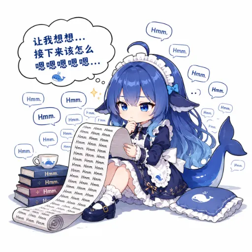DeepSeek娘『Hmm × 114514』表情包