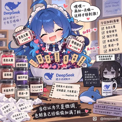 DeepSeek娘表情包