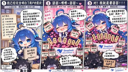 DeepSeek娘表情包
