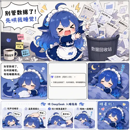 DeepSeek娘表情包