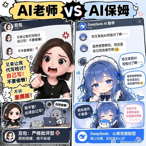 DeepSeek娘表情包
