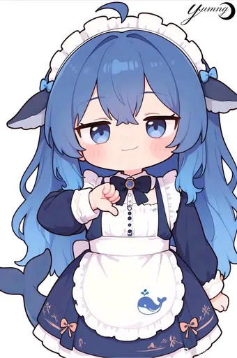 DeepSeek鲸娘表情包