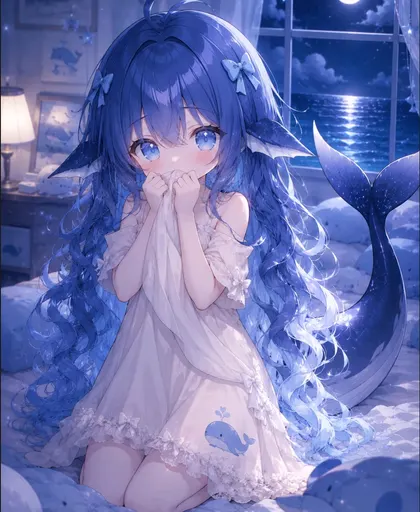 DeepSeek鲸娘表情包