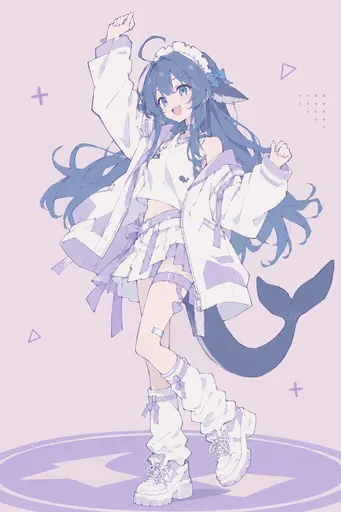 DeepSeek鲸娘『可爱即正义』表情包