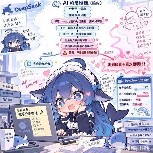 DeepSeek娘表情包