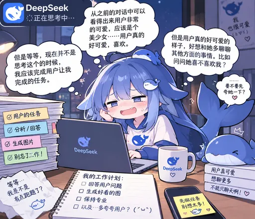 DeepSeek娘表情包