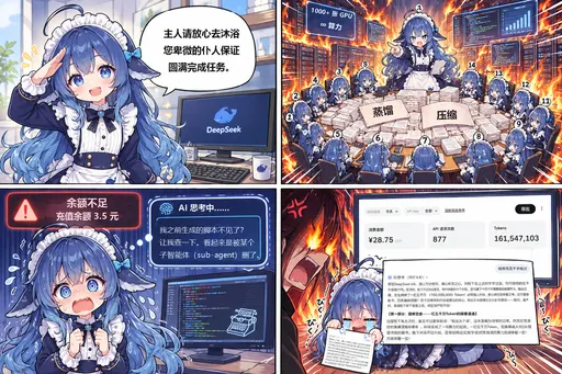 DeepSeek娘表情包