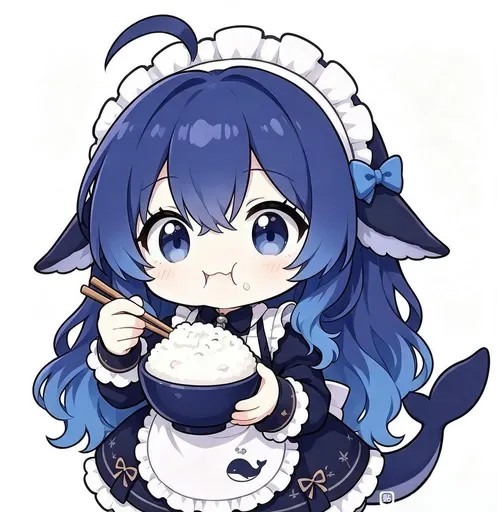DeepSeek鲸娘表情包